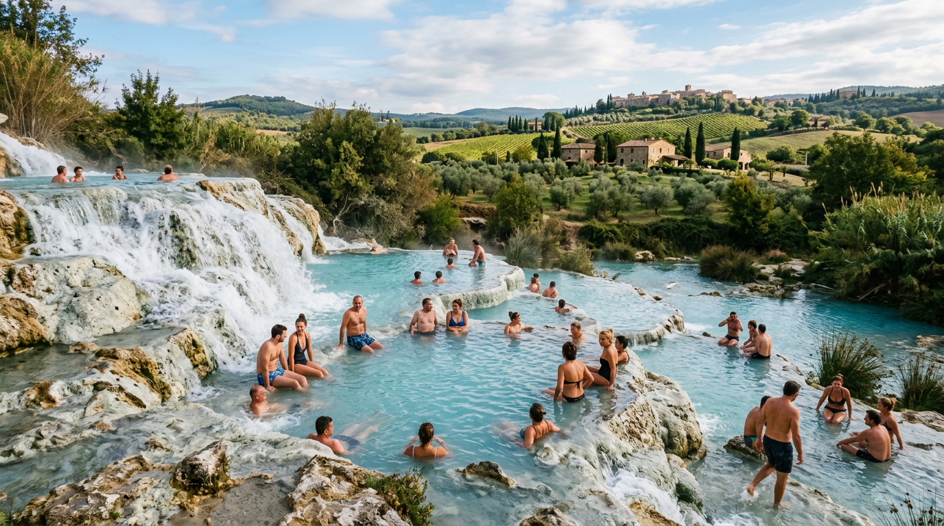 Area sosta Camper Saturnia/Cascata di Mulino